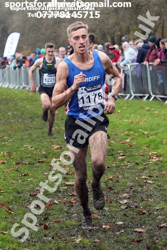 Senior and under-23 men, 2019 European Cross Country Trials and British Cross Challenge, Sefton Park, Liverpool.  Photo: David T. Hewitson/Sports for All Pics